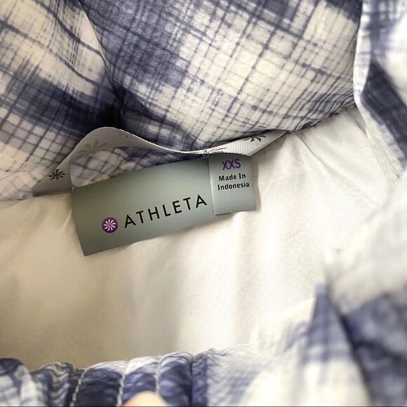 Athleta Altitude Sapphire Down Puffer Vest Jacket Like New XXS - Picture 9 of 12